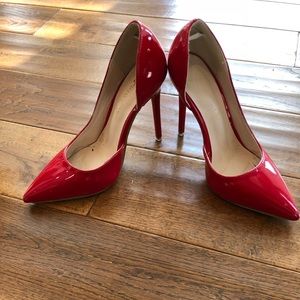 Red stilettos size 5